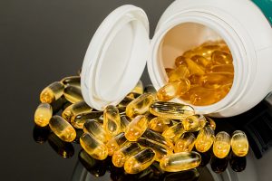 carboxylic acid in golden yellow pills capsules