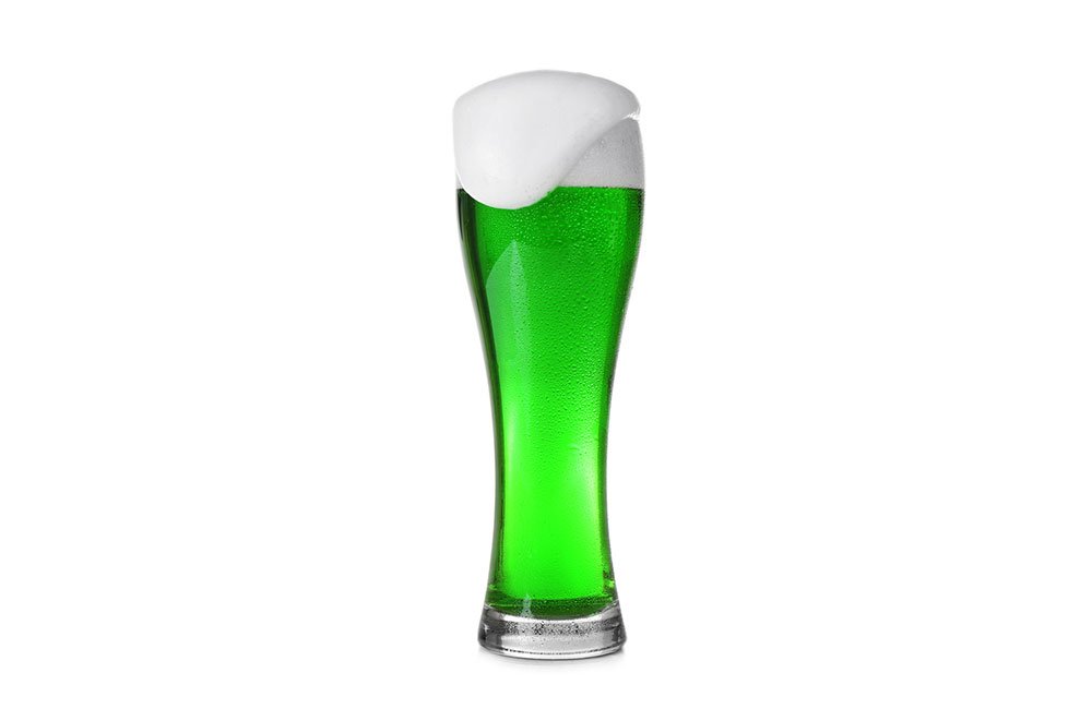 green beer saint pattys day