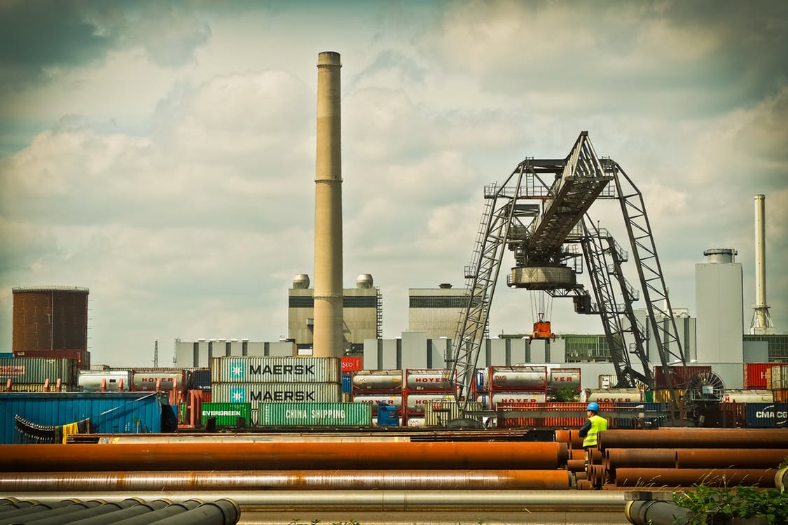 shipping containers shipyard chemical industry