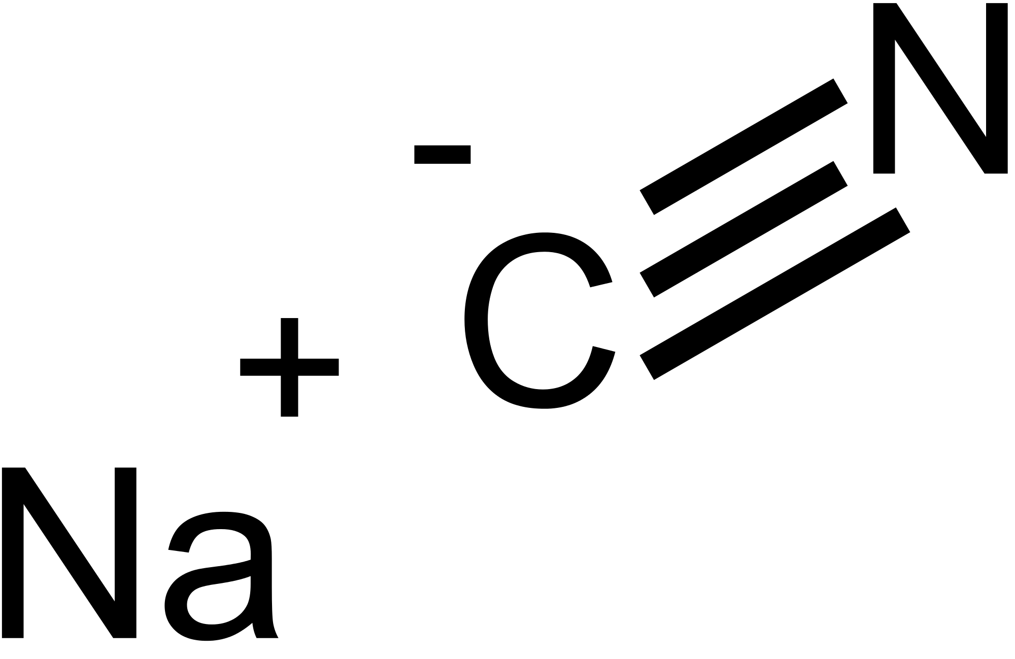 sodium cyanide chemical structure